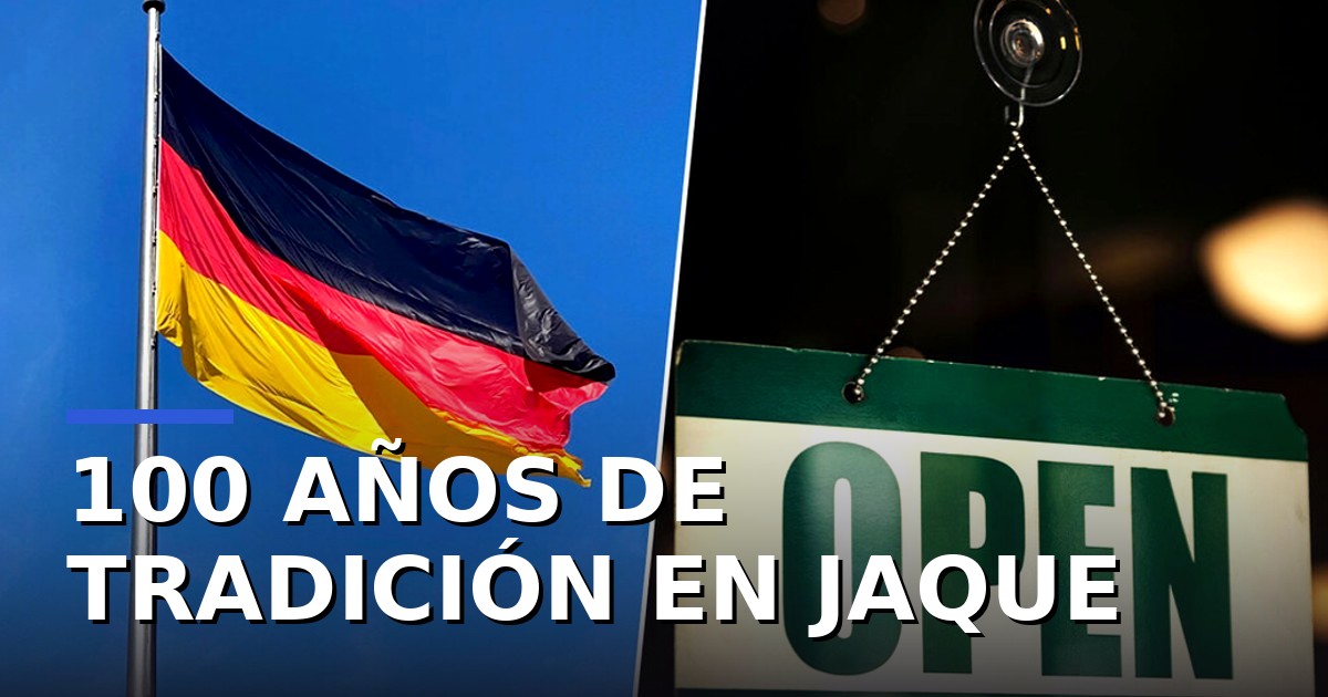Alemania quiere acabar con el descanso dominical de 1919 para salvar su economía