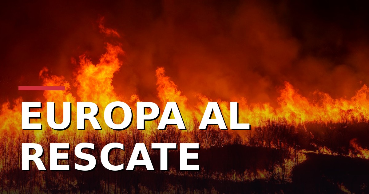 España pide refuerzos a Europa: aviones griegos e italianos contra el fuego de Madrid
