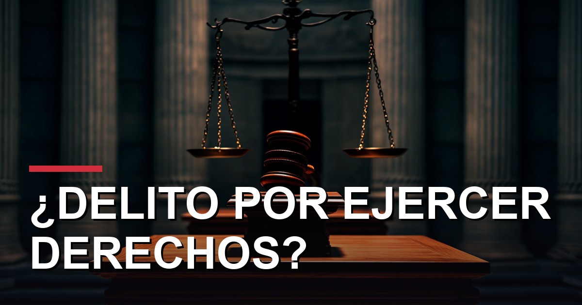 ¿Delito por ejercer derechos? La extraña condena a David Sánchez