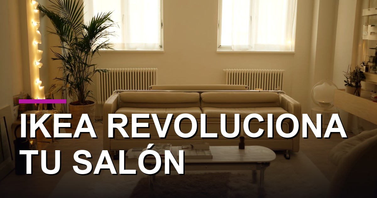 Ikea revoluciona tu salón: el sofá cama plegable que todos queremos