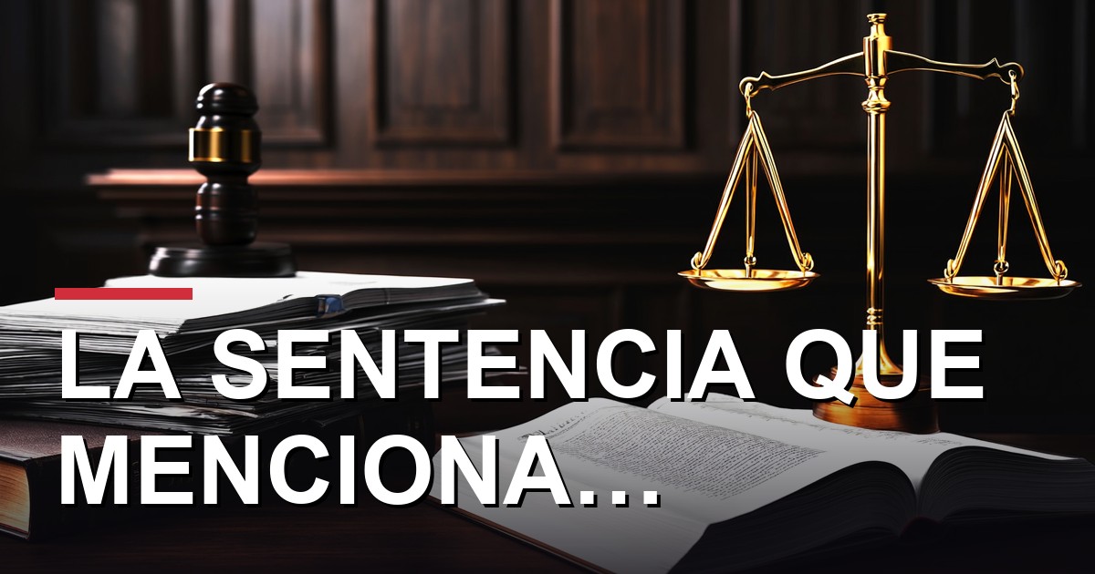 La sentencia que menciona a Sánchez hasta 6 veces sin imputarle delito