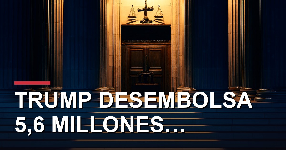 Trump desembolsa 5,6 millones tras perder el juicio por abuso sexual
