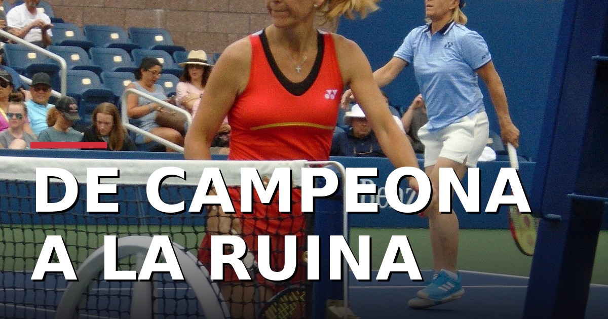 De campeona de Roland Garros a pagar casi medio sueldo al banco