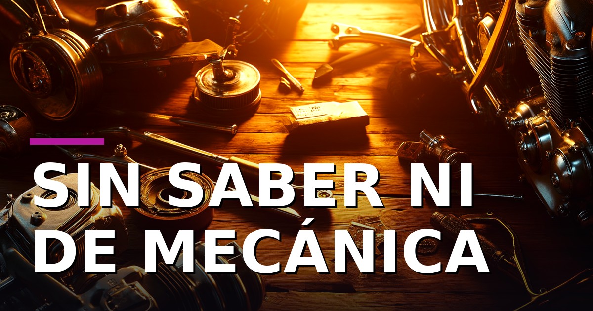 Lola Mencía se atreve con la restauración de una moto sin saber de mecánica